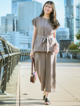 nissen Ladies Modelsさん(レディース・169cm)の春コーディネート