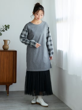 「nissen（ニッセン）のアイテム」を使った、nissen Ladies Modelsさん（レディース・160cm）の秋コーディネート