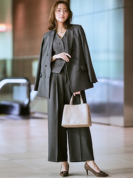 nissen Ladies Modelsさん（レディース・169cm）の冬コーディネート