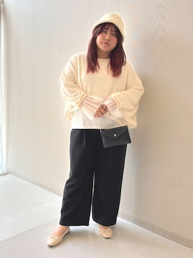 「150cm台コーデ」｜「アイテム（その他トップス）」を使った、nissen Ladies Modelsさん（レディース・155cm）の春コーディネート