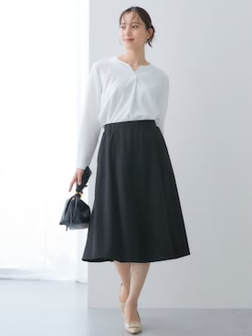「nissen（ニッセン）のアイテム」を使った、nissen Ladies Modelsさん（レディース・165cm）の秋コーディネート