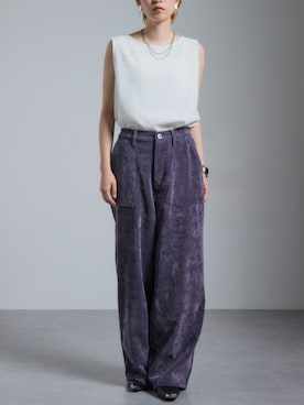 ワッフル素材ボートネックタンクトップ［Soiunique］ 通販【ニッセン】