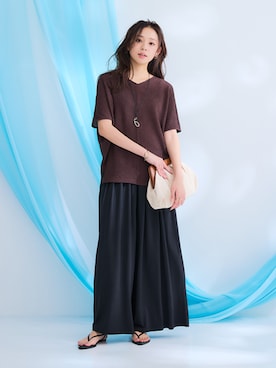 「nissen（ニッセン）のアイテム」を使った、nissen Ladies Modelsさん（レディース・165cm）の夏コーディネート