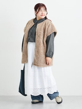 nissen Ladies Modelsさん（レディース・155cm）の冬コーディネート