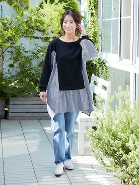 nissen Ladies Modelsさん（レディース・160cm）の冬コーディネート