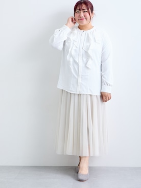 「Callarus（カラルス）のアイテム」を使った、nissen Ladies Modelsさん（レディース・155cm）の冬コーディネート