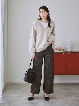 nissen Ladies Modelsさん（レディース・164cm）の秋コーディネート