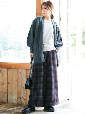 nissen Ladies Modelsさん（レディース・162cm）の秋コーディネート