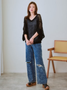 nissen Ladies Modelsさん（レディース・167cm）の夏コーディネート