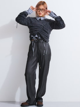 「TTOL（トール）のアイテム」を使った、nissen Ladies Modelsさん（レディース・160cm）の春コーディネート