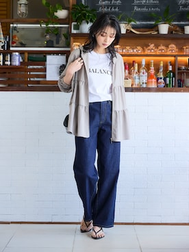 nissen Ladies Modelsさん(レディース・165cm)の春コーディネート