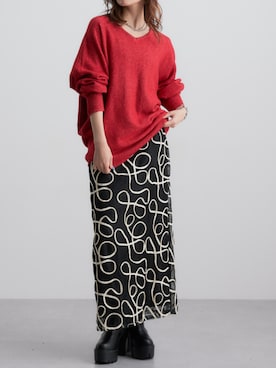 「Soiunique（スワユニーク）のアイテム」を使った、nissen Ladies Modelsさん（レディース・154cm）の秋コーディネート