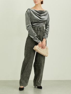 「nissen（ニッセン）のアイテム」を使った、nissen Ladies Modelsさん（レディース・160cm）の秋コーディネート