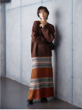 nissen Ladies Modelsさん(レディース・166cm)の秋コーディネート