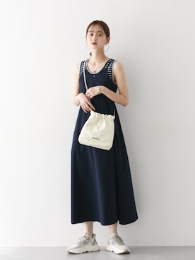 「レディース」｜「アイテム（ワンピース/ドレス）」を使った、nissen Ladies Modelsさん（レディース・169cm）の夏コーディネート