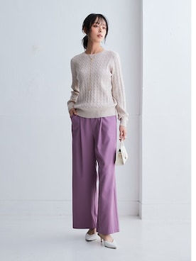 nissen Ladies Modelsさん（レディース・165cm）の冬コーディネート