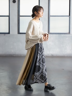 nissen Ladies Modelsさん（レディース・163cm）の冬コーディネート