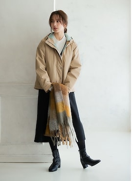 「nissen（ニッセン）のアイテム」を使った、nissen Ladies Modelsさん（レディース・163cm）の秋コーディネート