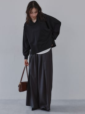 「nissen（ニッセン）のアイテム」を使った、nissen Ladies Modelsさん（レディース・166cm）の秋コーディネート