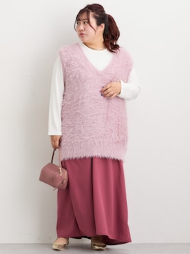 「nissen（ニッセン）のアイテム」を使った、nissen Ladies Modelsさん（レディース・158cm）の秋コーディネート