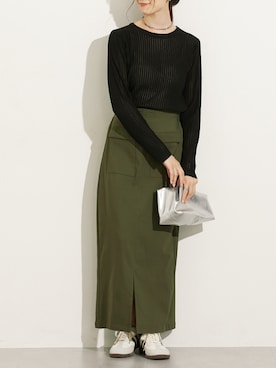 「nissen（ニッセン）のアイテム」を使った、nissen Ladies Modelsさん（レディース・160cm）の秋コーディネート