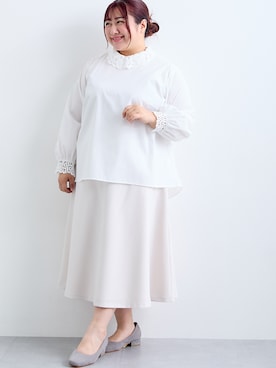 「Callarus（カラルス）のアイテム」を使った、nissen Ladies Modelsさん（レディース・155cm）の冬コーディネート