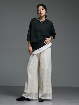 nissen Ladies Modelsさん（レディース・166cm）の夏コーディネート