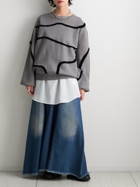 「Soiunique（スワユニーク）のアイテム」を使った、nissen Ladies Modelsさん（レディース・160cm）の秋コーディネート