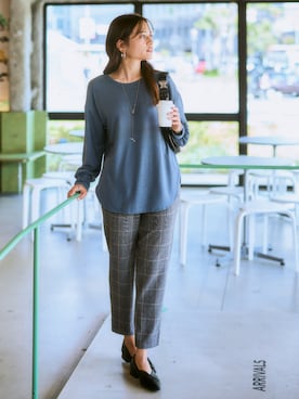 「nissen（ニッセン）のアイテム」を使った、nissen Ladies Modelsさん（レディース・165cm）の秋コーディネート