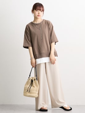 nissen Ladies Modelsさん（レディース・154cm）の夏コーディネート