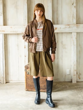 nissen Ladies Modelsさん（レディース・174cm）の夏コーディネート