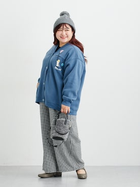 「nissen（ニッセン）のアイテム」を使った、nissen Ladies Modelsさん（レディース・155cm）の冬コーディネート