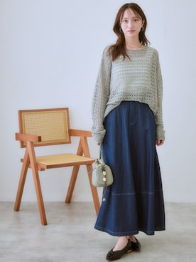 「nissen（ニッセン）のアイテム」を使った、nissen Ladies Modelsさん（レディース・160cm）の秋コーディネート