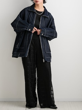 「Soiunique（スワユニーク）のアイテム」を使った、nissen Ladies Modelsさん（レディース・160cm）の秋コーディネート