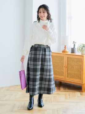 nissen Ladies Modelsさん（レディース・160cm）の秋コーディネート