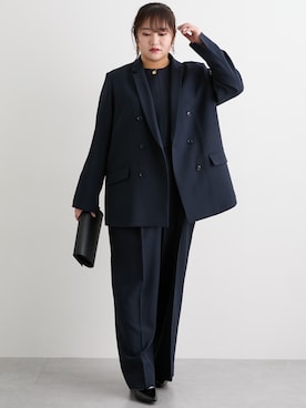 「アイテム（フォーマルスーツ/小物）」を使った、nissen Ladies Modelsさん（レディース・160cm）の冬コーディネート