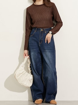 「nissen（ニッセン）のアイテム」を使った、nissen Ladies Modelsさん（レディース・160cm）の秋コーディネート