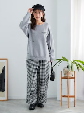 「nissen（ニッセン）のアイテム」を使った、nissen Ladies Modelsさん（レディース・160cm）の秋コーディネート