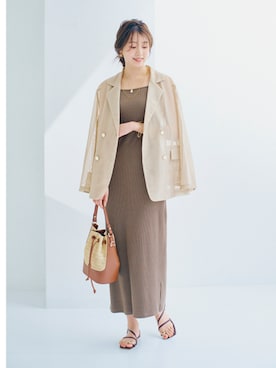 nissen Ladies Modelsさん（レディース・168cm）の春コーディネート