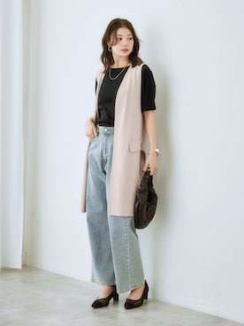 「レディースファッション」｜nissen Ladies Modelsさん（レディース・166cm）の春コーディネート