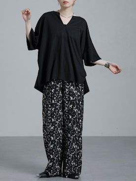 「Soiunique（スワユニーク）のアイテム」を使った、nissen Ladies Modelsさん（レディース・162cm）の夏コーディネート