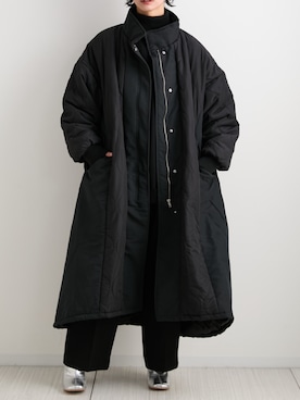 「レディースファッション」｜「アイテム（ジャケット/アウター）」を使った、nissen Ladies Modelsさん（レディース・160cm）の秋コーディネート