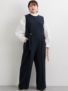 「アイテム（フォーマルスーツ/小物）」を使った、nissen Ladies Modelsさん（レディース・160cm）の冬コーディネート