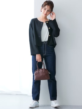 「スーツ」｜nissen Ladies Modelsさん（レディース・167cm）の秋コーディネート