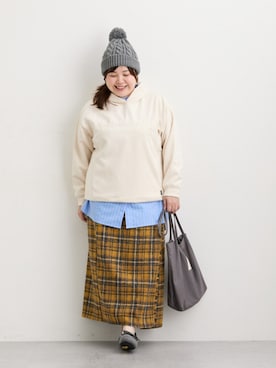 「nissen（ニッセン）のアイテム」を使った、nissen Ladies Modelsさん（レディース・155cm）の秋コーディネート