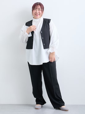 「Callarus（カラルス）のアイテム」を使った、nissen Ladies Modelsさん（レディース・155cm）の冬コーディネート