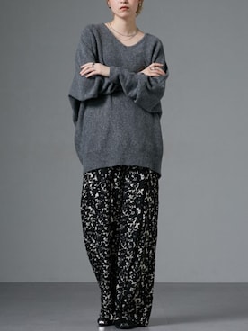 「Soiunique（スワユニーク）のアイテム」を使った、nissen Ladies Modelsさん（レディース・162cm）の秋コーディネート