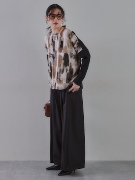 「nissen（ニッセン）のアイテム」を使った、nissen Ladies Modelsさん（レディース・168cm）の秋コーディネート