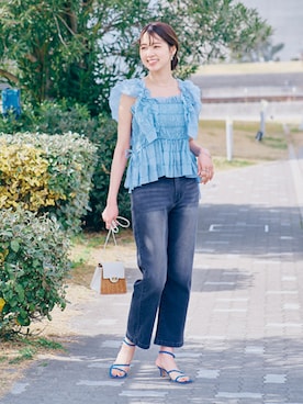 nissen Ladies Modelsさん（レディース・168cm）の春コーディネート