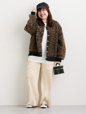 「nissen（ニッセン）のアイテム」を使った、nissen Ladies Modelsさん（レディース・155cm）の秋コーディネート